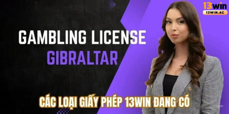 Các giấy phép quốc tế của 13Win